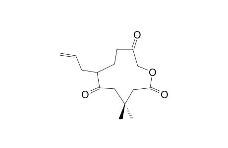 6-ALLYL-3,3-DIMETHYL-5,9-DIOXODECANOLIDE