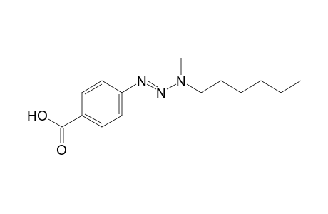 p-(3-hexyl-3-methyl-1-triazeno)benzoic acid