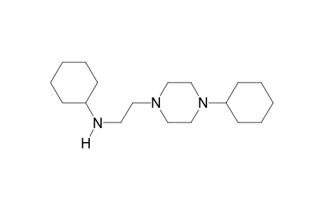 1-(2-Cyclohexylaminoethyl)-4-cyclohexylpiperazine