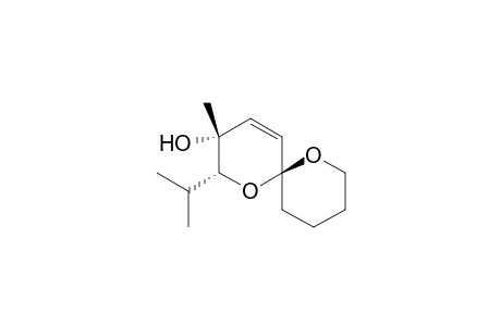 1,7-Dioxaspiro[5.5]undec-4-en-3-ol, 3-methyl-2-(1-methylethyl)-, (2.alpha.,3.alpha.,6.beta.)-(.+-.)-