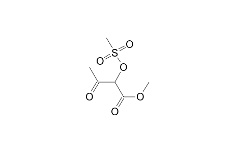 Butanoic acid, 2-[(methylsulfonyl)oxy]-3-oxo-, methyl ester