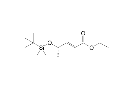 (E,4S)-4-[tert-butyl(dimethyl)silyl]oxy-2-pentenoic acid ethyl ester