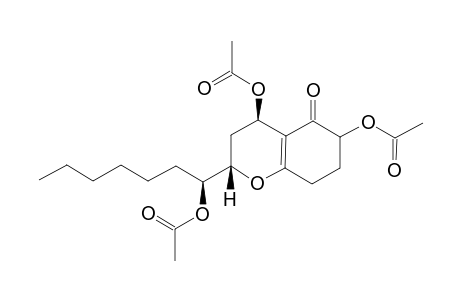 (2S,4R)-2-(1(S)-Acetoxyheptyl)-4,6-diacetoxyoctahydrobenzopyran-5-one