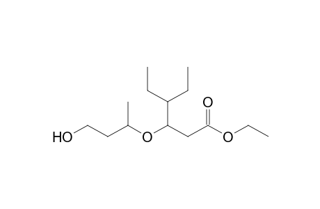 Ethyl 3-(4-hydroxybut-2-yloxy)-3-(1-ethylpropyl)propanoate