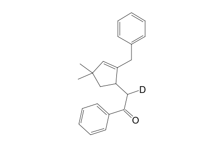 2-[4,4-Dimethyl-2-(phenylmethyl)-2-cyclopenten-1-yl]-1-phenyl-2,2-dideuteroethanone