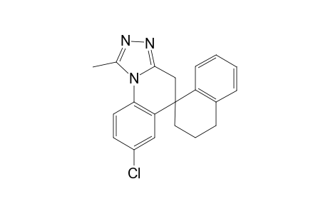 (R,S)-7'-Chloro-3,4-dihydro-10'-methylspiro[naphthalene-1(2H),4'(1'H)-[1,2,4]triazolo[4,3-a]quinoline]