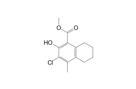 Methyl 4-chloro-3-hydroxy-4a,5,6,7,8,8a-hexahydronaphthalene-2-carboxylate