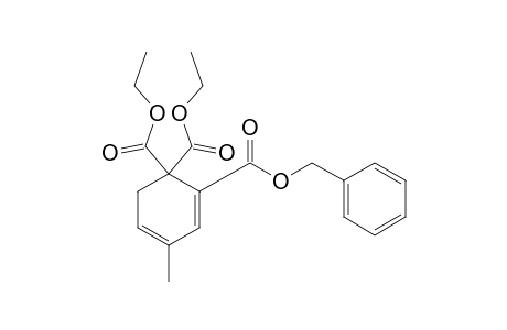 Benzyl 6,6-diethoxycarbonyl-3-methyl-1,3-cyclohexadien-1-carboxylate