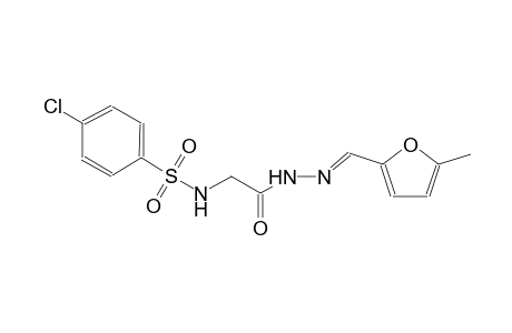 4-chloro-N-(2-{(2E)-2-[(5-methyl-2-furyl)methylene]hydrazino}-2-oxoethyl)benzenesulfonamide