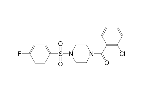 piperazine, 1-(2-chlorobenzoyl)-4-[(4-fluorophenyl)sulfonyl]-
