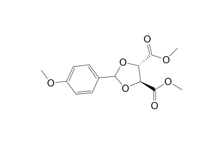 (4S,5S)-4,5-Bis(carbomethoxy)-2-(4-methoxyphenyl)-1,3-dioxolane