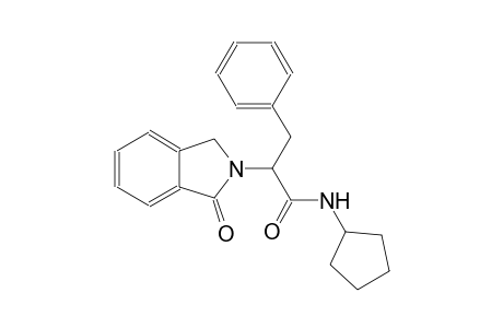 N-cyclopentyl-2-(1-oxo-1,3-dihydro-2H-isoindol-2-yl)-3-phenylpropanamide