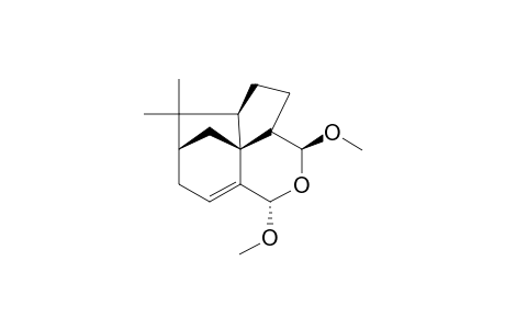 14.beta.,15.alpha.-Dimethoxy-14,15-epoxy-.alpha.-isocedrene