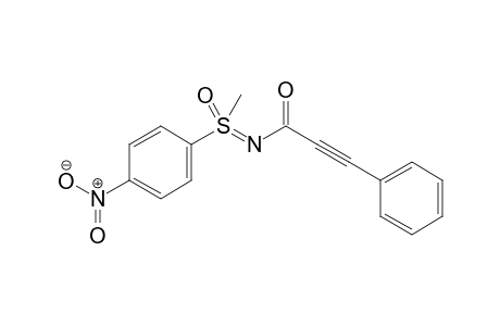 N-[Methyl(4-nitrophenyl)(oxo)-lamda6-sulfaneylidene]-3-phenylpropiolamide