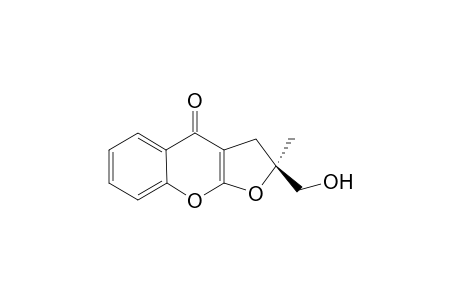 2-(hydroxymethyl)-2-methyl-3H-furo[2,3-b]chromen-4-one