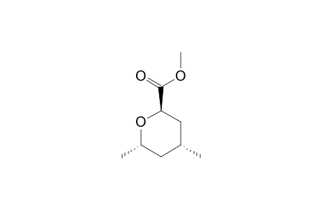 R-2-METHOXYCARBONYL,TRANS-4,TRANS-6-DIMETHYLTETRAHYDROPYRAN