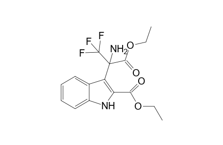 Ethyl 3-(2-amino-3-ethoxy-1,1,1-trifluoro-3-oxopropan-2-yl)-1H-indole-2-carboxylate