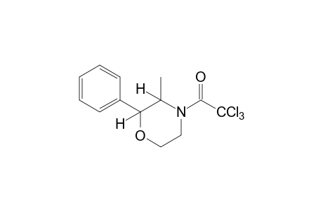 3-methyl-2-phenyl-4-(trichloroacetyl)morpholine