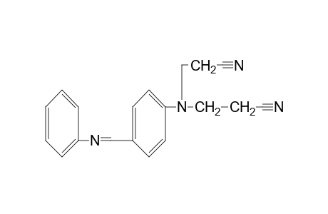 3,3'-{[p-(N-phenylformimidoyl)phenyl]imino}dipropionitrile