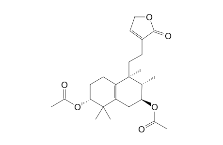 [(2R,5S,6S,7S)-7-acetoxy-1,1,5,6-tetramethyl-5-[2-(5-oxo-2H-furan-4-yl)ethyl]-2,3,4,6,7,8-hexahydronaphthalen-2-yl] acetate