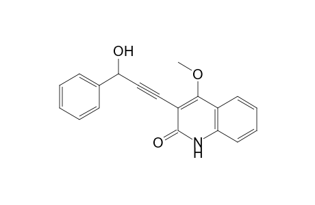 3-(3-hydroxy-3-phenyl-prop-1-ynyl)-4-methoxy-1H-quinolin-2-one