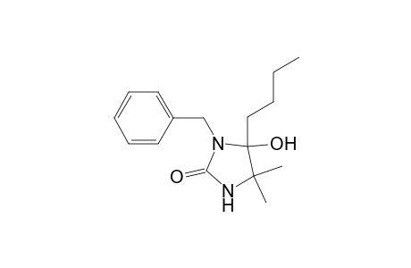3-Benzyl-4-n-butyl-4-hydroxy-5,5-dimethylimidazolidin-2-one