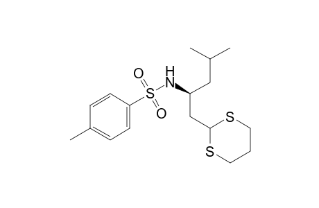N-[(1S)-1-(1,3-dithian-2-ylmethyl)-3-methyl-butyl]-4-methyl-benzenesulfonamide