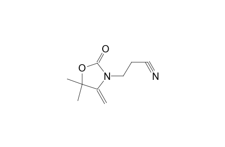 3-oxazolidinepropanenitrile, 5,5-dimethyl-4-methylene-2-oxo-