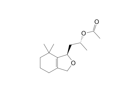rac- 7,11-Epoxymegastigma-5(6)-en-9-yl acetate