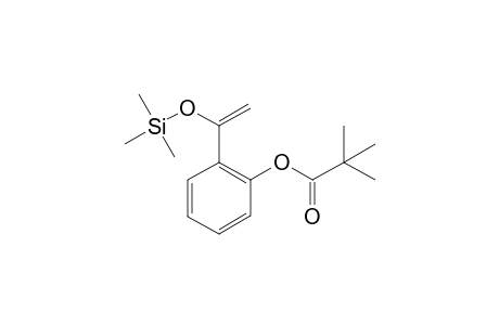 2-[1'-(Trimethylsilyloxy)ethenyl]phenyl 2,2-dimethylpropanoate]