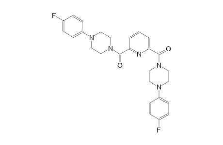 1-(4-fluorophenyl)-4-[(6-{[4-(4-fluorophenyl)-1-piperazinyl]carbonyl}-2-pyridinyl)carbonyl]piperazine