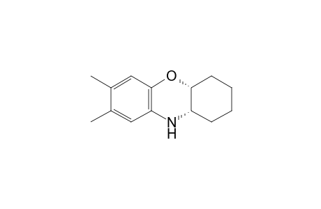 1,2,3,4,4a,10a-Hexahydro-7,8-dimethyl-10H-phenoxazine