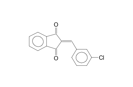 2-(3-CHLOROBENZAL)-1,3-INDANEDIONE