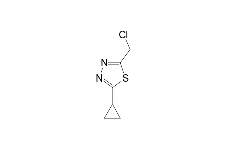 1,3,4-Thiadiazole, 2-(chloromethyl)-5-cyclopropyl-