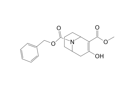 (+)-9-Benzyl 2-methyl 3-hydroxy-9-azabicyclo[3.3.1]non-2-ene-(+)-2,9-dicarboxylate