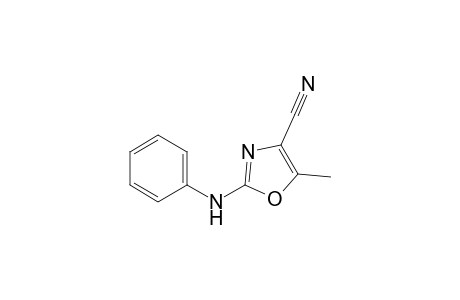2-Anilino-5-methyl-1,3-oxazole-4-carbonitrile