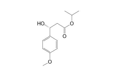 (3R)-Isopropyl .beta.-hydroxy-.beta.-(4-methoxyphenyl)propionate