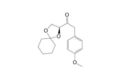 1,2-O-Cyclohexylidene-4-(4-methoxyphenyl)butan-3-one