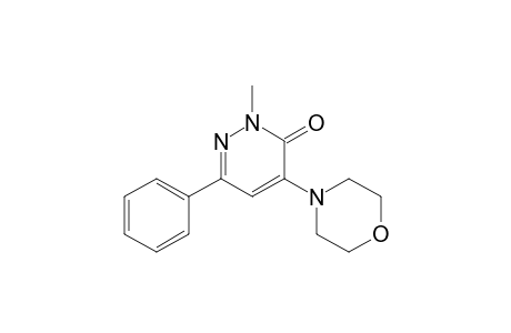 2-Methyl-4-(morpholin-4-yl)-6-phenylpyridazin-3(2H)-one