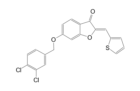 3(2H)-benzofuranone, 6-[(3,4-dichlorophenyl)methoxy]-2-(2-thienylmethylene)-, (2Z)-