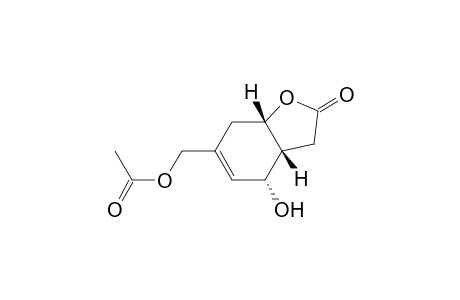 rel-(3aR,4R,7aS)-6-acetoxymethyl-4-hydroxy-3a,4,7,7a-tetrahydrobenzo[b]furan-2(3H)-one