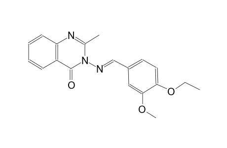 4(3H)-quinazolinone, 3-[[(E)-(4-ethoxy-3-methoxyphenyl)methylidene]amino]-2-methyl-