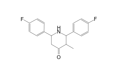 2,6-bis(4-fluorophenyl)-3-methyl-4-piperidinone