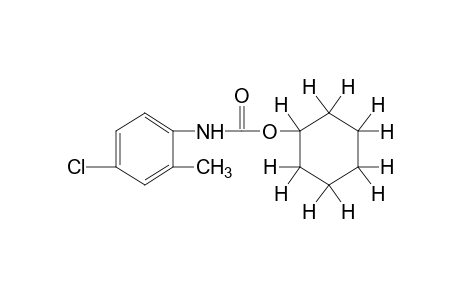 4-chloro-2-methylcarbanilic acid, cyclohexyl ester