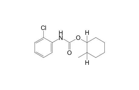 o-chlorocarbanilic acid, 2-methylcyclohexyl ester
