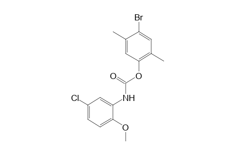 5-chloro-2-methoxycarbanilic acid, 4-bromo-2,5-xylyl ester