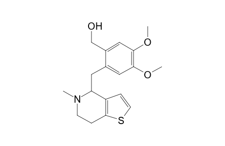 4-(2-HYDROXYMETHYL-4,5-DIMETHOXYBENZYL)-5-METHYL-4,5,6,7-TETRAHYDROTHIENO-[3,2-C]-PYRIDINE