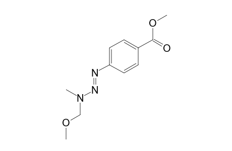 p-[3-(methoxymethyl)-3-methyl-1-triazeno]benzoic acid, methyl ester