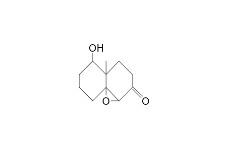 3H-NAPHTH[1,8A-B]OXIREN-2(1AH)-ONE, HEXAHYDRO-5-HYDROXY-4A-METHYL-