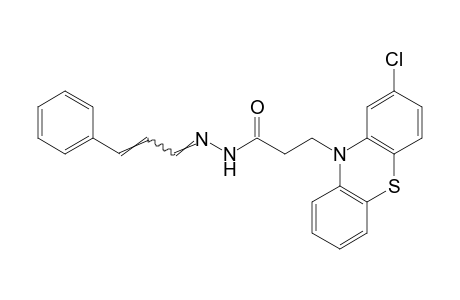 2-chloro-10-phenothiazinepropionic acid, cinnamylidenehydrazide
